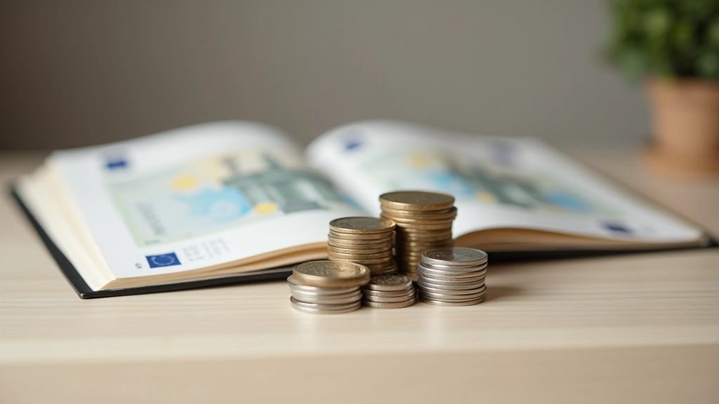 Finanzielle Sicherheit symbolisiert durch ein Sparbuch und Ersparnisse